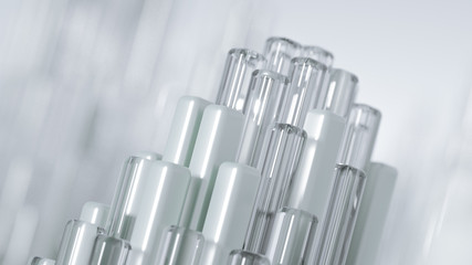 Geometry abstract background. 3d illustration, 3d rendering.