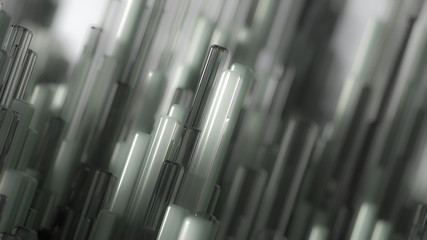 Fototapeta premium Geometry abstract background. 3d illustration, 3d rendering.