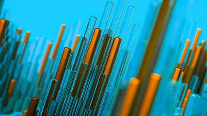 Fototapeta premium Geometry abstract background. 3d illustration, 3d rendering.
