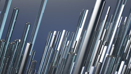 Obraz premium Geometry abstract background. 3d illustration, 3d rendering.