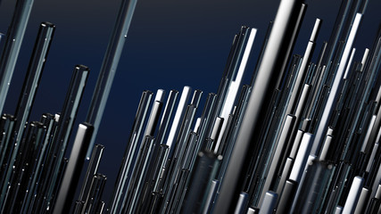 Obraz premium Geometry abstract background. 3d illustration, 3d rendering.