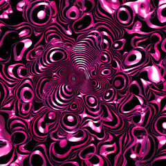 Beautiful metal line background. 3d illustration, 3d rendering.