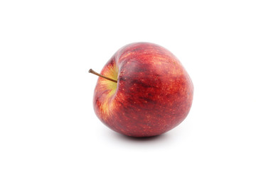 Obraz premium ripe peach on white background