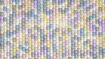 Beautiful background with beads. 3d illustration, 3d rendering.