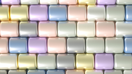 Beautiful background with beads. 3d illustration, 3d rendering.