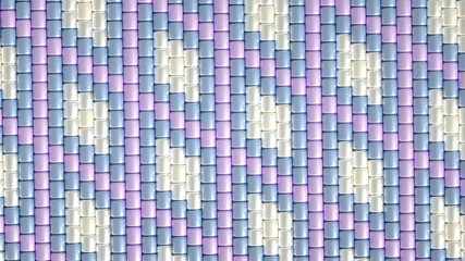 Fototapeta premium Beautiful background with beads. 3d illustration, 3d rendering.