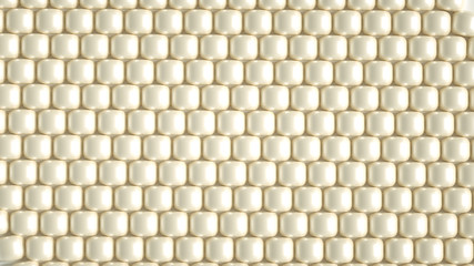 Fototapeta premium Beautiful background with beads. 3d illustration, 3d rendering.