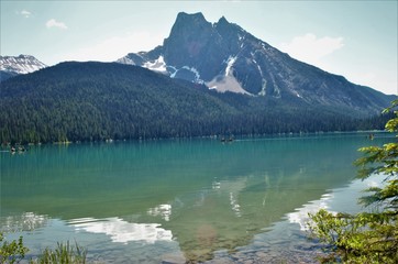 Lovely Emerald Lake in Yoho National Park, BC, Canada