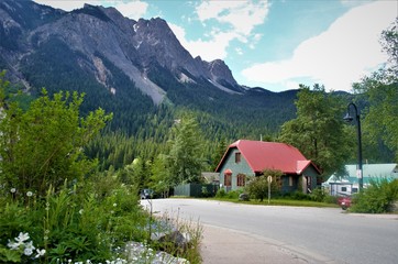 Spectacular scenery of Yoho National Park, BC, Canada  