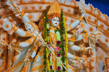 hindu festival navratri, devi maa durga idol