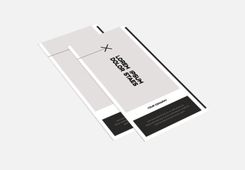 Black and Gray Brochure Layout