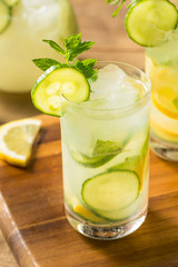 Homemade Cucumber Mint Lemonade