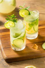 Homemade Cucumber Mint Lemonade