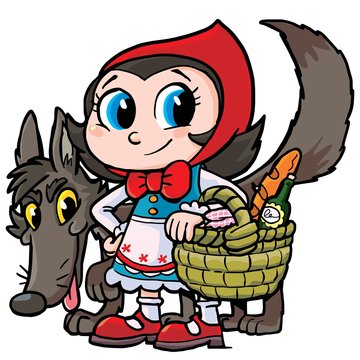 Red Riding Hood and the good Wolf