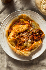 Homemade Chicago Pizza Pot Pie
