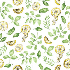 Watercolor floral pattern