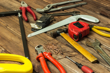construction tool on the table