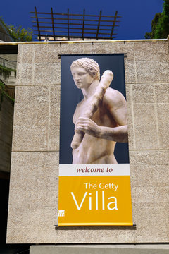 The Getty Villa Entrance