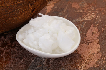 Dietary Coconut oil in the bowl