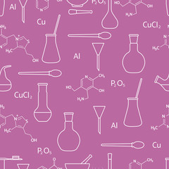 Scientific pattern. Chemistry, biology, medicine.