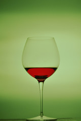 glass on the background of the backlight