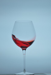 glass on the background of the backlight