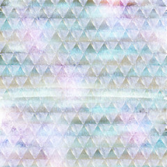 Abstract background with scuffs and triangles on a light background. Watercolor background with computer processing.