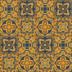 Golden baroque rich luxury vector pattern