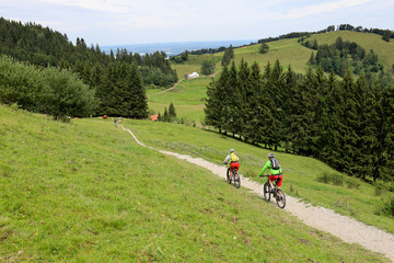 Mountainbike im Chiemgau