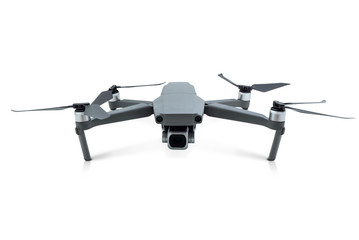 Photo of drone isolated on a white background