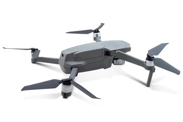 Photo of drone isolated on a white background