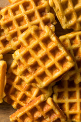 Homemade Belgian Sugar Waffles