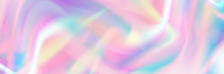 horizontal abstract pastel holographic texture design for pattern and background