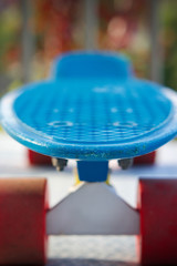 Skateboard close up abstract angle