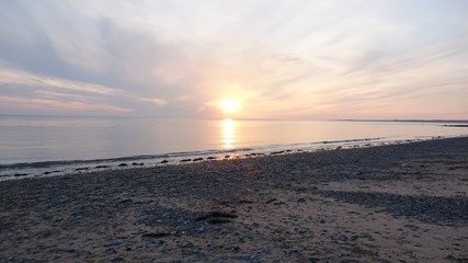 Beach sunsets in North Wales 