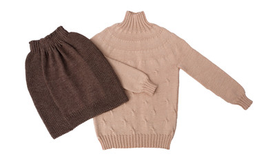 knitwear isolated on white