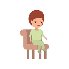baby boy sitting on chair avatar character