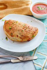 Italian Pepperoni Cheese Calzone