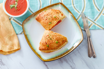 Italian Pepperoni Cheese Calzone