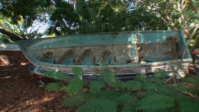 Key West-Cuban Refugee Boats Escape Communism For Freedom in United States