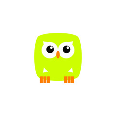 cute owl illustration, Tee print, shirt, embroidery, flat design for kids fashion textile. Animal concept vector illustration collection