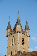 Fototapeta na wymiar historischer Glockenturm von 1396