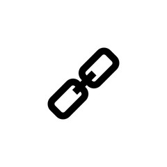 Link isolated on white background