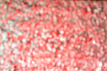 Bokeh Background Creation in Red and Silver