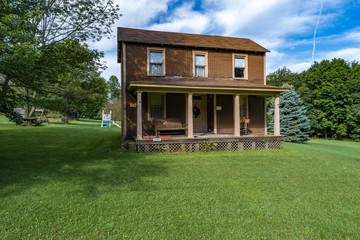 Rural Clapboard Farmhouse