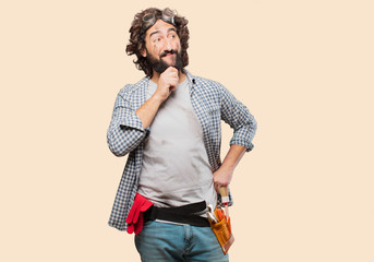 househusband handyman doubting