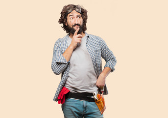 househusband handyman doubting