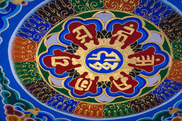 NONTABURI, THAILAND - APIRL01, 2018: Wat Lengnoeiyi is Chinese temple in Thailand. This is popular place for travaling.