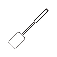 spatula cooking icon on white background