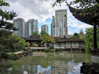 Fototapeta na wymiar Sun Yat Sen Classical Chinese Garden, Vancouver Canada